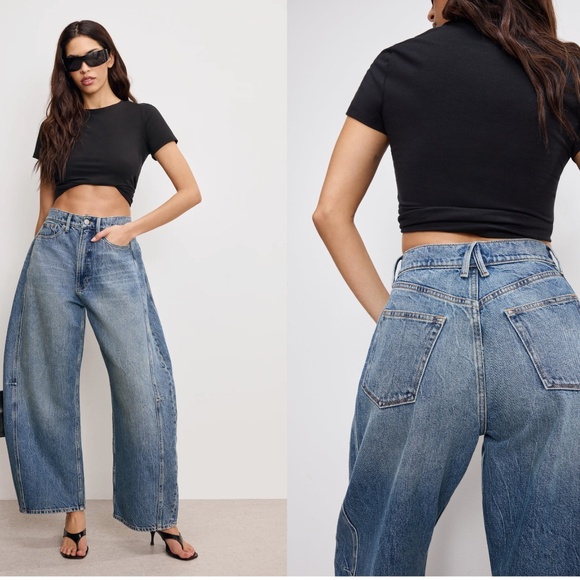 Good American | GOOD EXTREME BARREL JEANS *NWT* - Picture 5 of 9